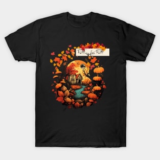 Falling For Fall Autumn Season T-Shirt